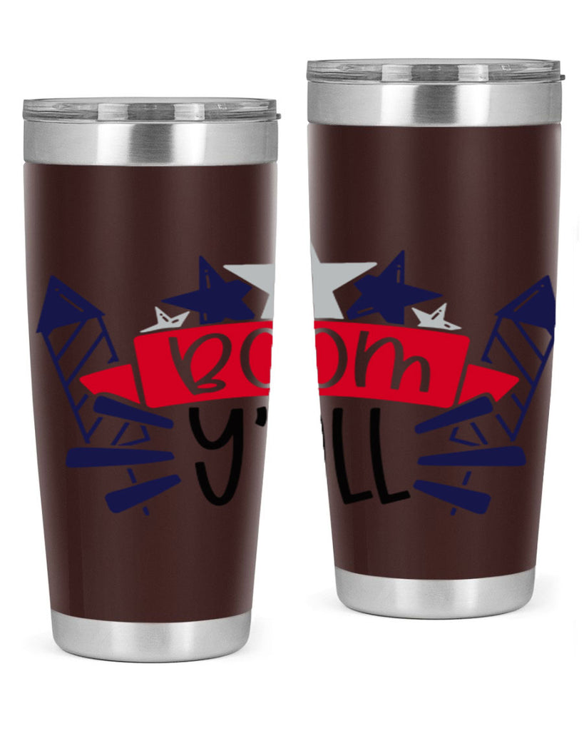 Boom Yall Style 146#- Fourt Of July- Tumbler