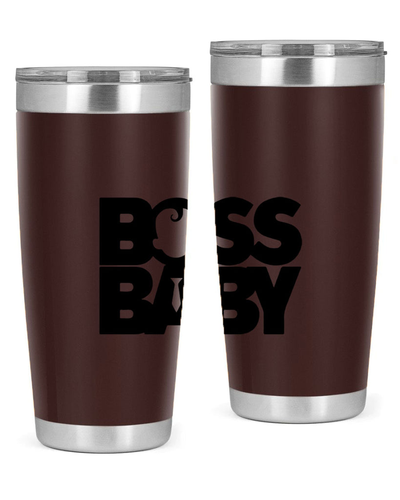 Boss Baby On Board 1#- black words phrases- Cotton Tank