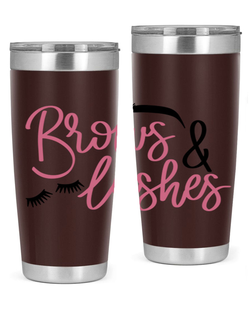Brows Lashes Style 122#- make up- Tumbler