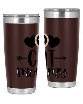 Cat Mommy Style 87#- cat- Tumbler