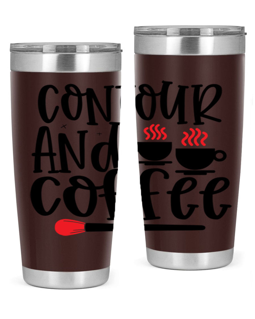 Contour And Coffee Style 242#- make up- Tumbler