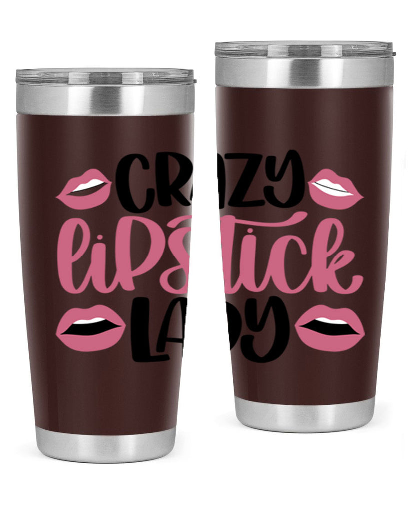 Crazy Lipstick Lady Style 107#- make up- Tumbler