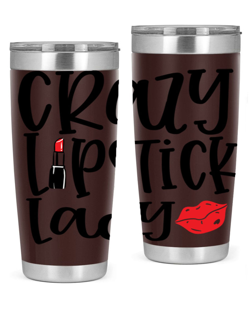 Crazy Lipstick Lady Style 240#- make up- Tumbler