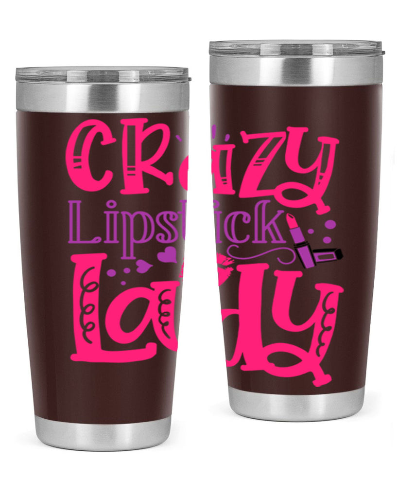 Crazy Lipstick Lady Style 241#- make up- Tumbler