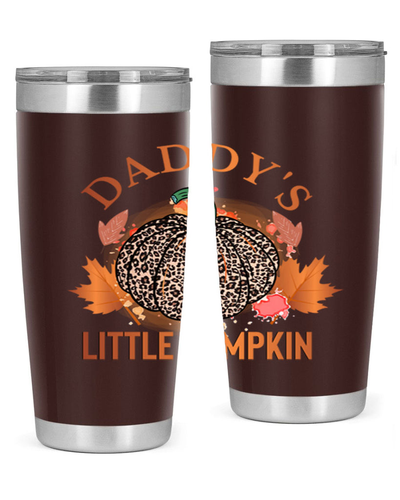 Daddys Little Pumpkin 67#- fall- Tumbler