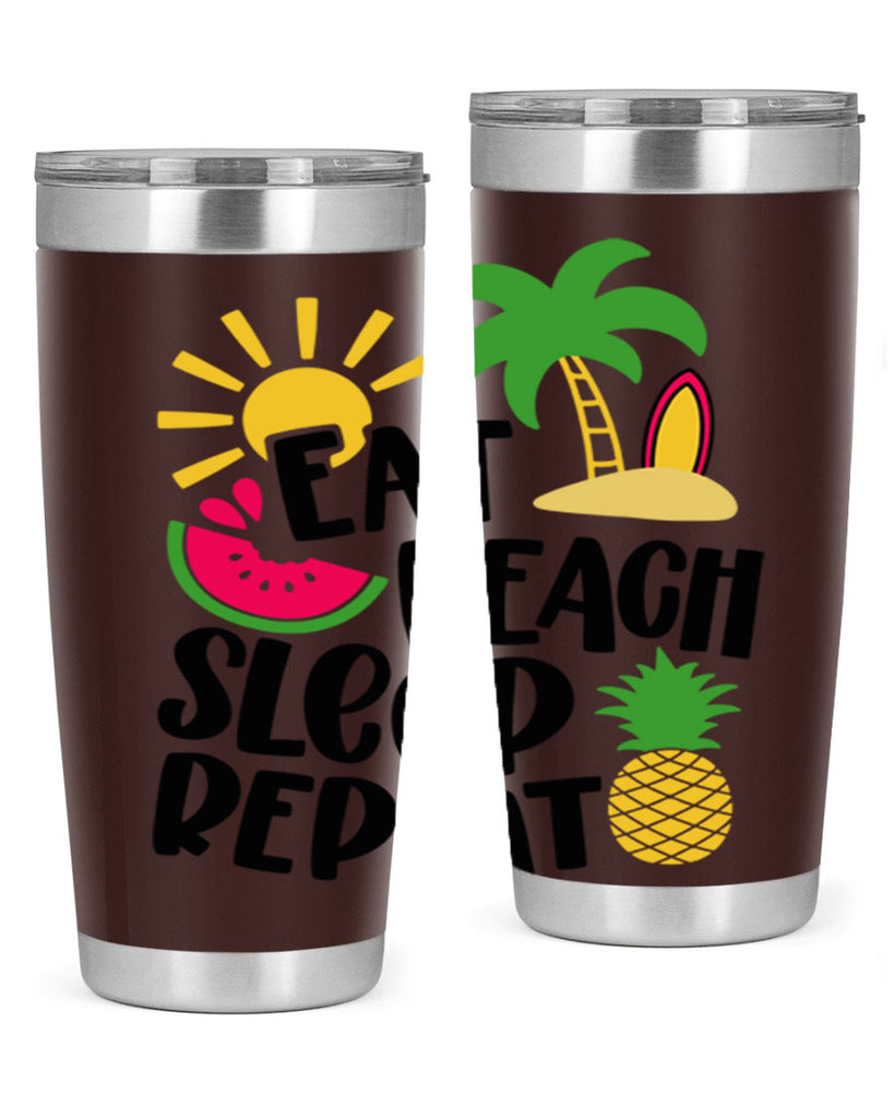 Eat Beach Sleep Repeat Style 47#- summer- Tumbler
