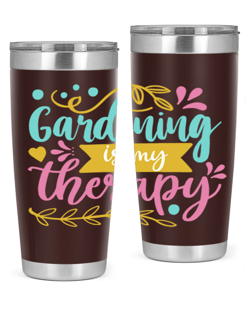 Gardening is my therapy Style 66#- summer- Tumbler