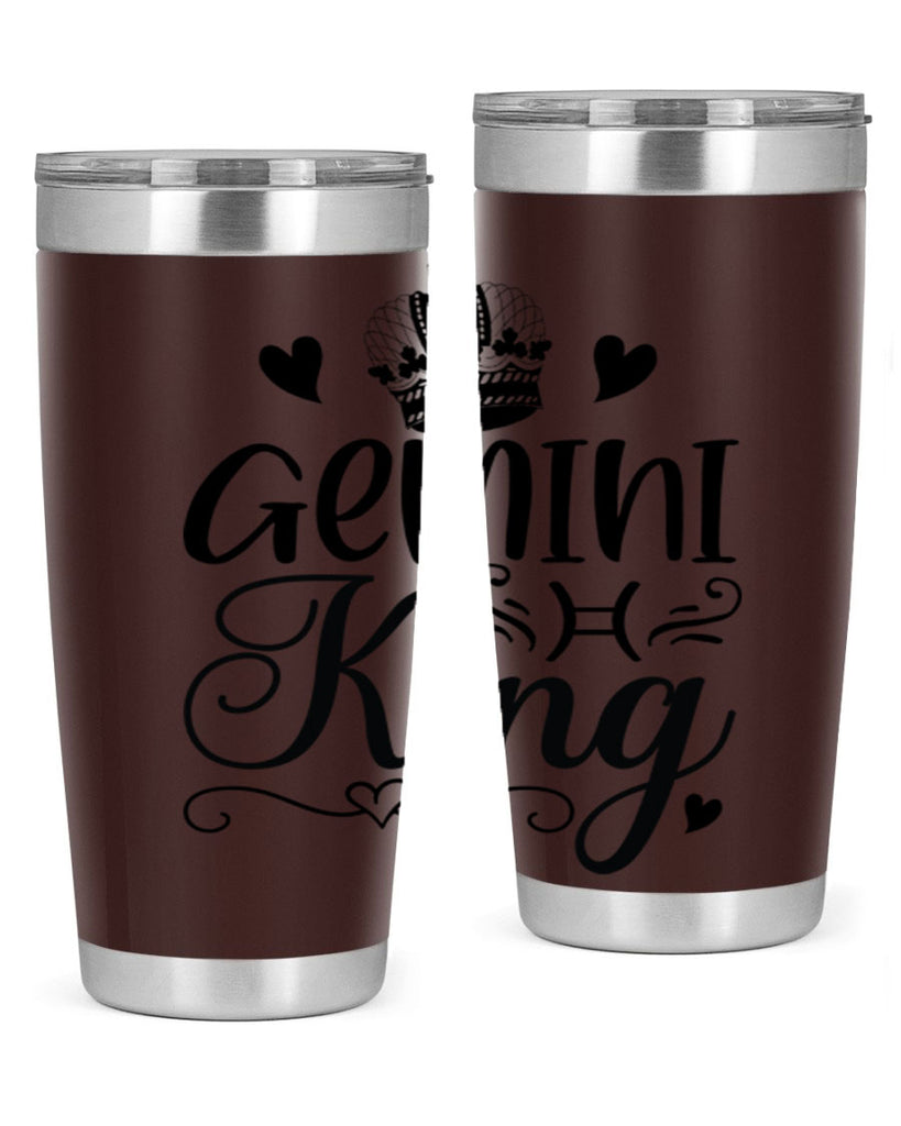 Gemini king 228#- zodiac- Tumbler