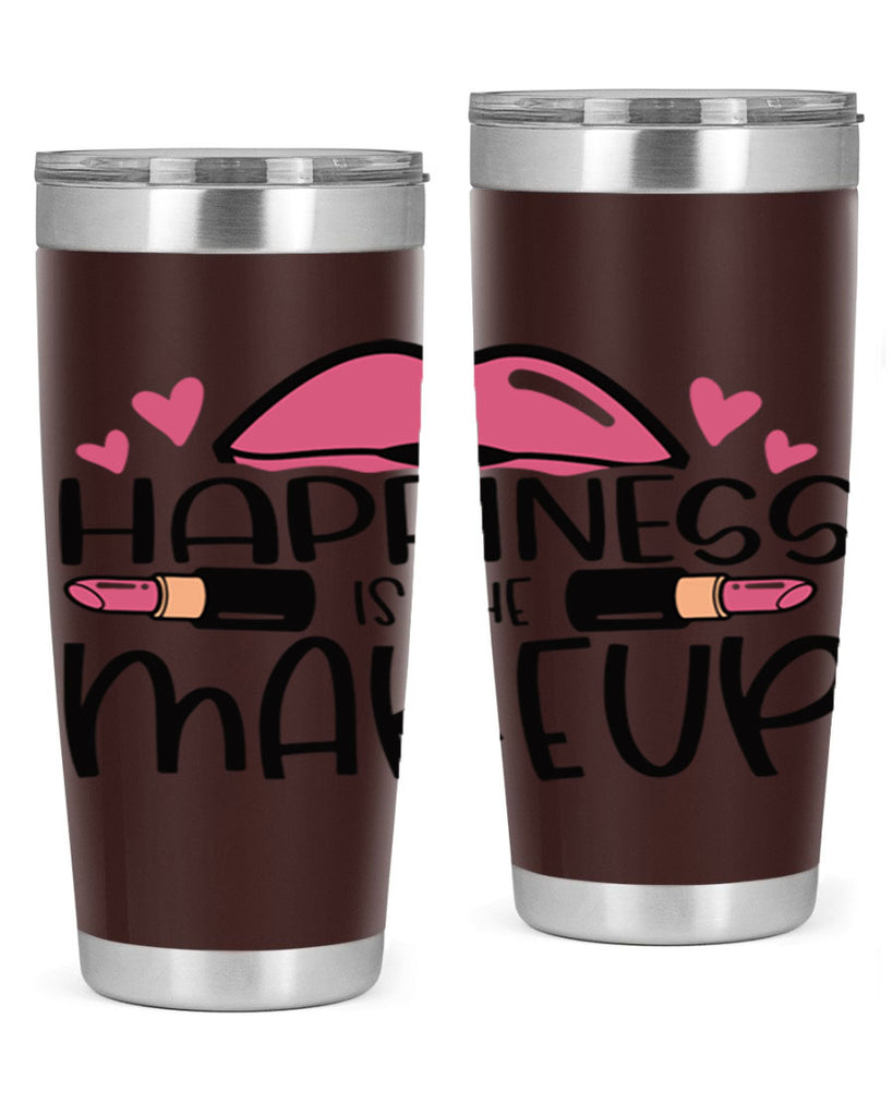 Hapiness Is The Makeup Style 95#- make up- Tumbler