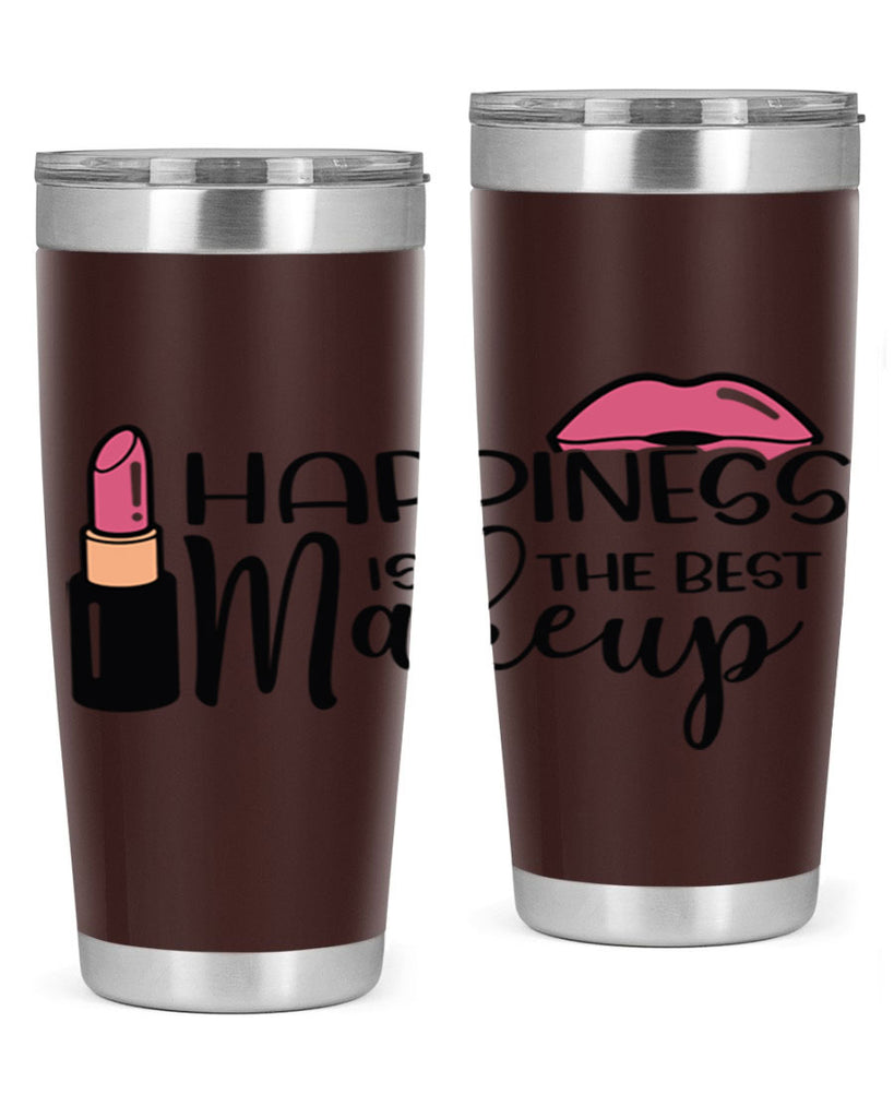 Happiness Is The Best Makeup Style 93#- make up- Tumbler