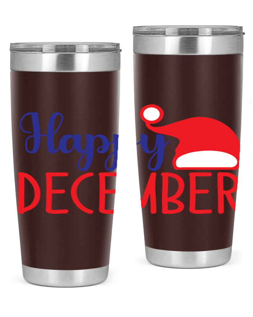 Happy December 135#- winter- Tumbler