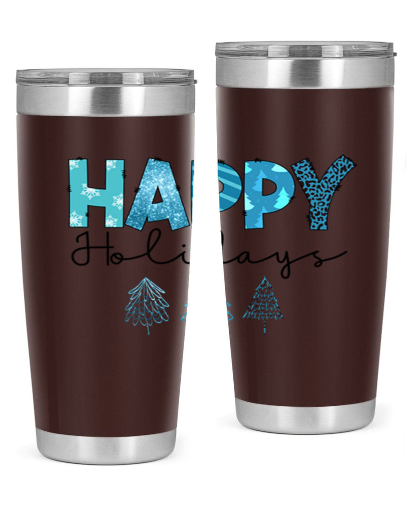 Happy Holidays 140#- winter- Tumbler