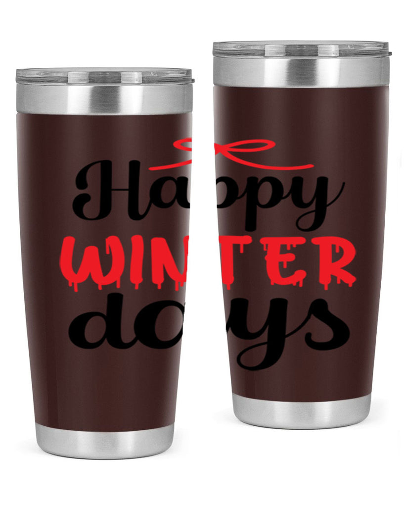 Happy winter days 123#- winter- Tumbler
