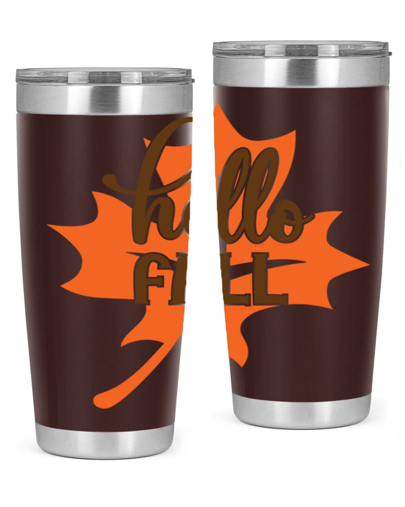 Hello Fall 273#- fall- Tumbler