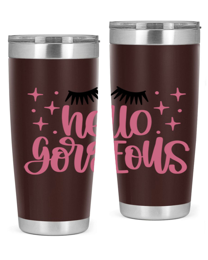 Hello Gorgeous Style 89#- make up- Tumbler
