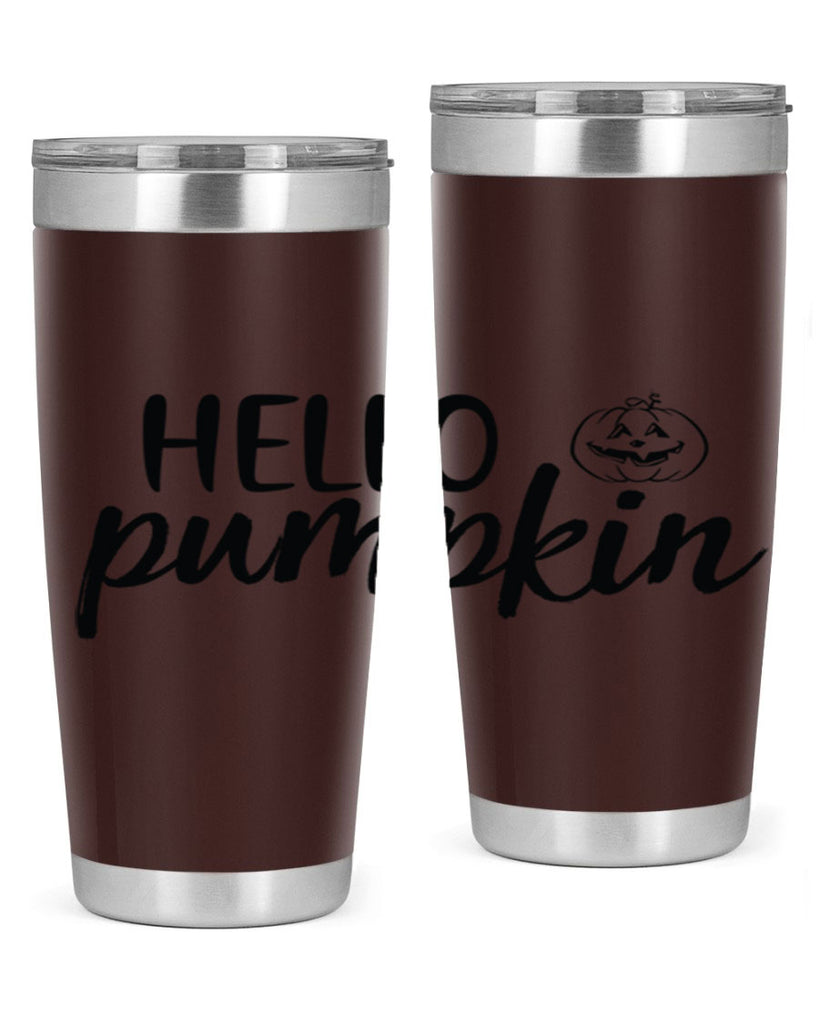 Hello Pumpkin 286#- fall- Tumbler