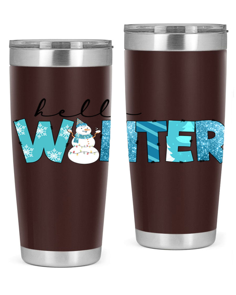 Hello Winter 188#- winter- Tumbler