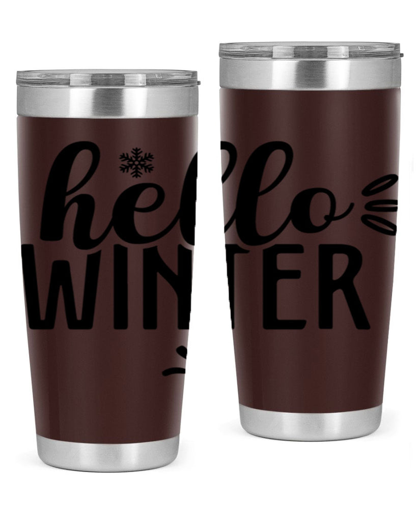 Hello Winter171#- winter- Tumbler