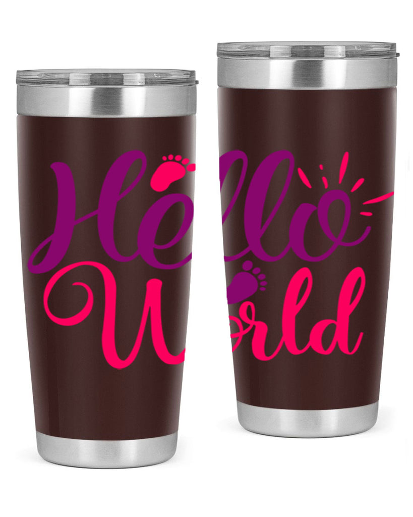 Hello World Style 260#- baby- tumbler