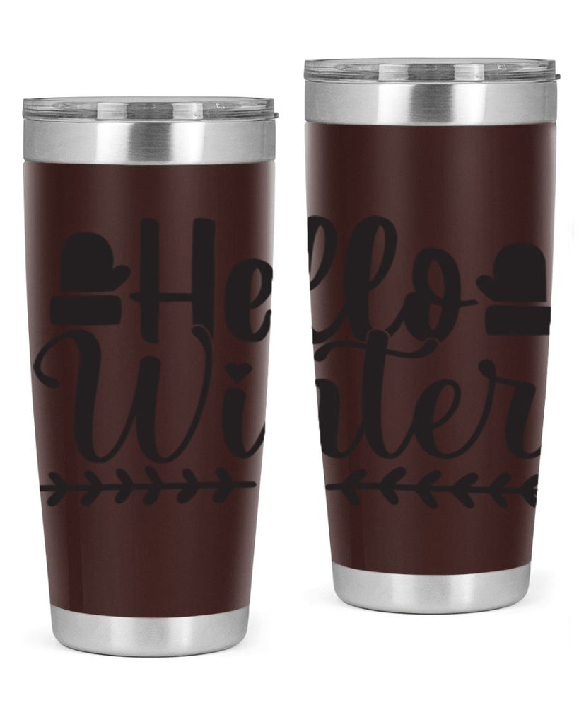 Hello winter 184#- winter- Tumbler