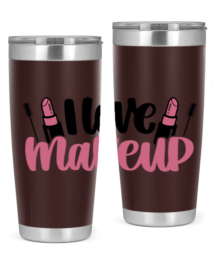 I Love Makeup Style 80#- make up- Tumbler