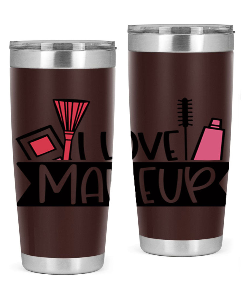 I Love Makeup Style 81#- make up- Tumbler
