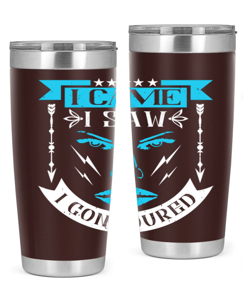 I came I saw I contoured Style 209#- make up- Tumbler
