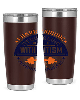 I have friends struggling with autism juvenile diabetes Style 32#- diabetes- Tumbler