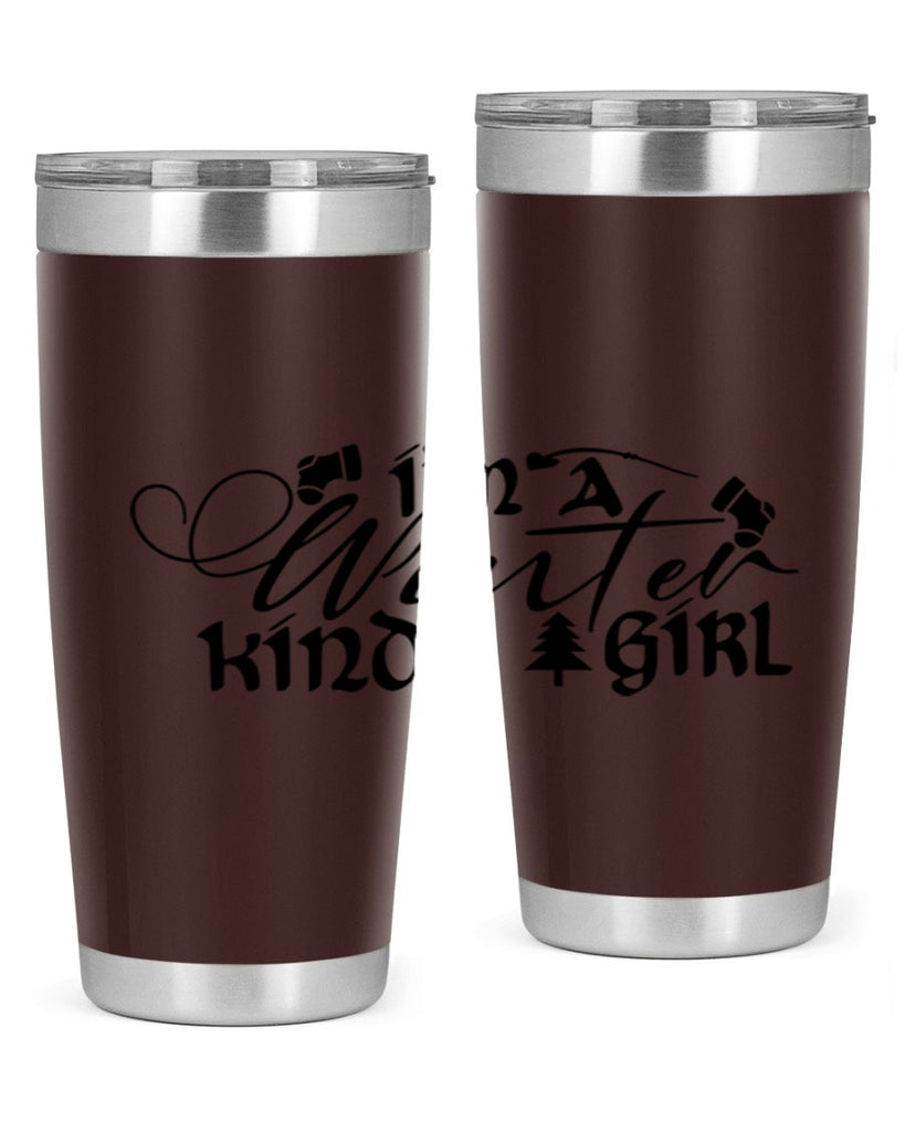 I m A Winter Kinda Girl 230#- winter- Tumbler