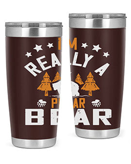 I'm really a polar bear 17#- Bears- Tumbler