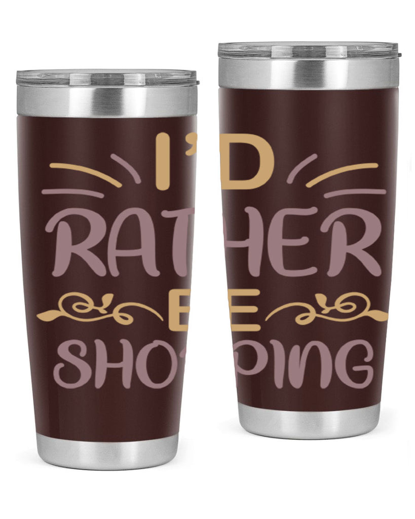 Id Rather Be Shopping 109#- fashion- Cotton Tank