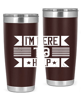 Im Here to Help Style 46#- volunteer- Tumbler