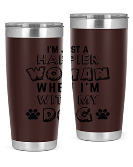 Im Just A Style 39#- dog- Tumbler