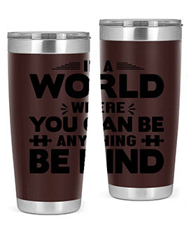 In a world Style 48#- autism- Tumbler