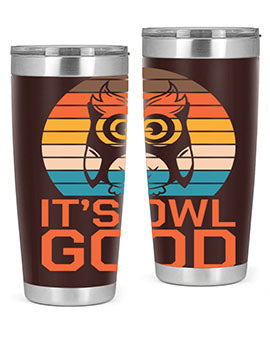 Its Owl Good Retro Owl A TurtleRabbit 10#- owl- Tumblers