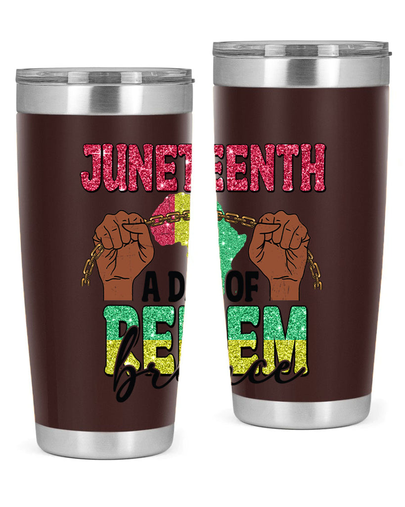 Juneteenth A Day Of Remembrance Png 9#- Juneteenth- tumbler