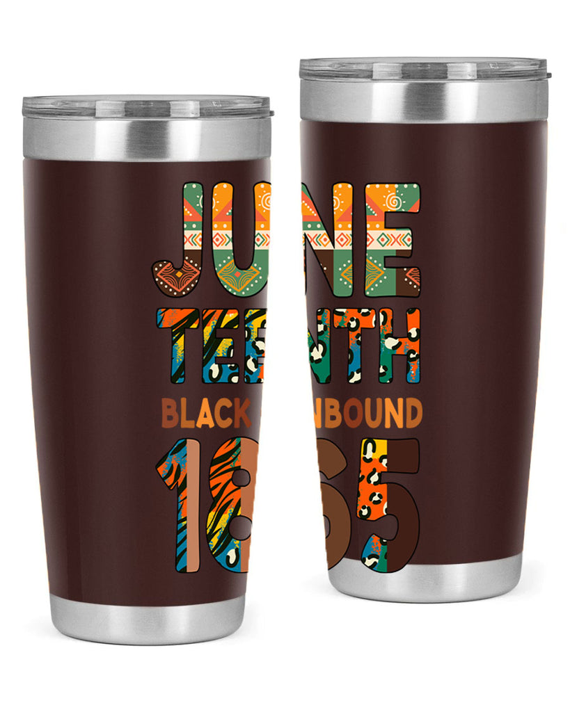 Juneteenth Black Unbound 1865 Png 33#- Juneteenth- tumbler