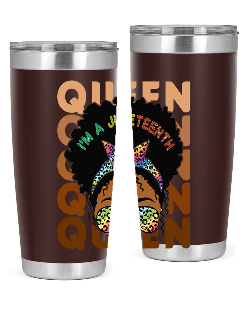 Juneteenth Queen Swag Black Melanin Png 26#- Juneteenth- tumbler