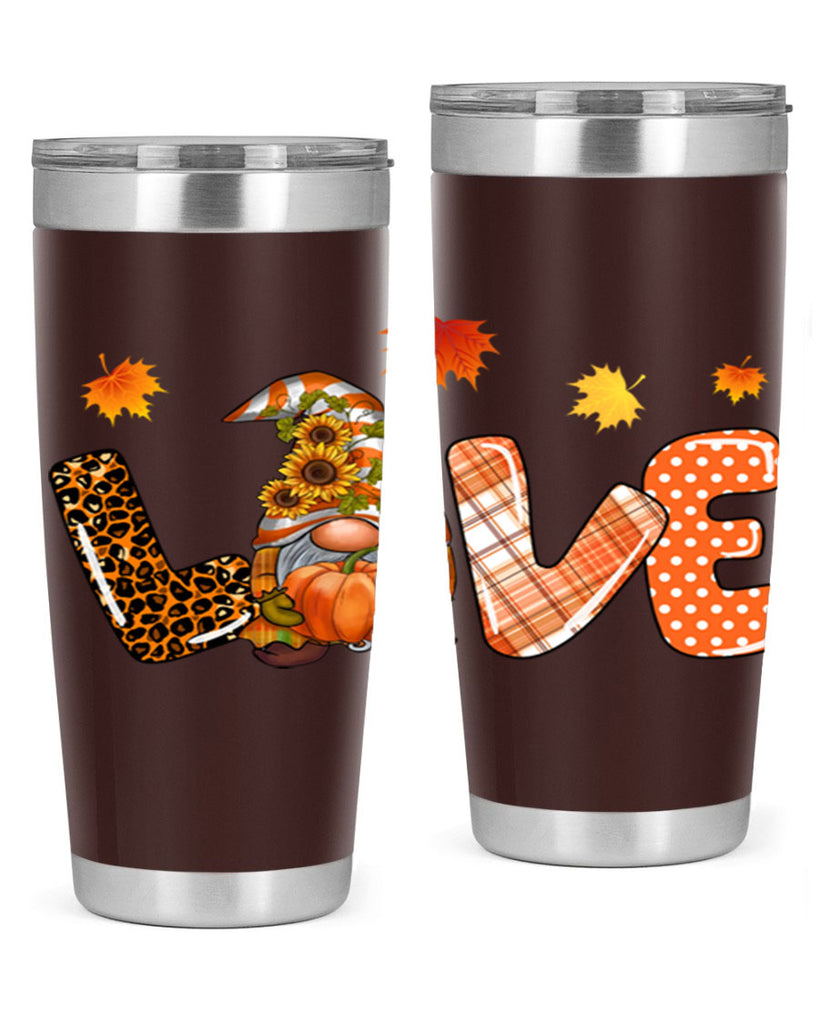 LOVEFallGnomeAutumn 416#- fall- Tumbler