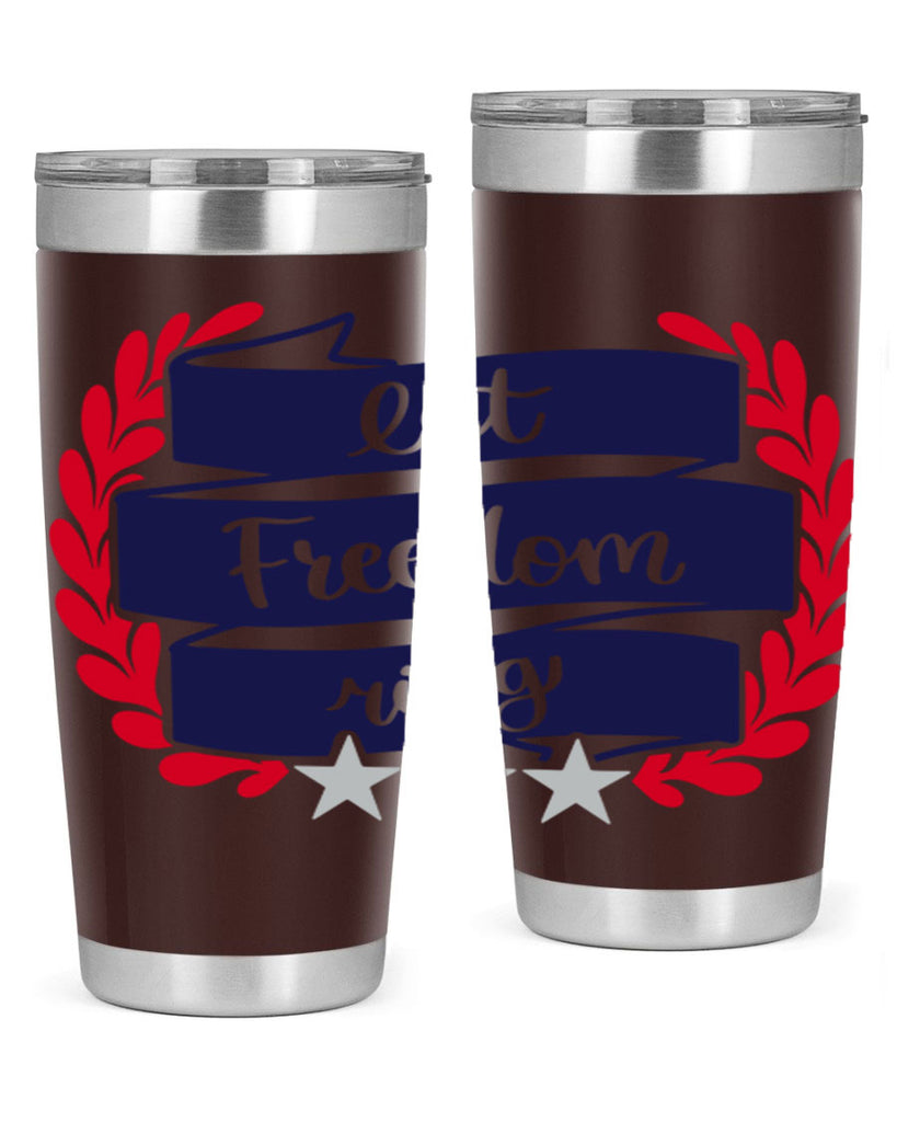 Let Freedom Ring Style 159#- Fourt Of July- Tumbler