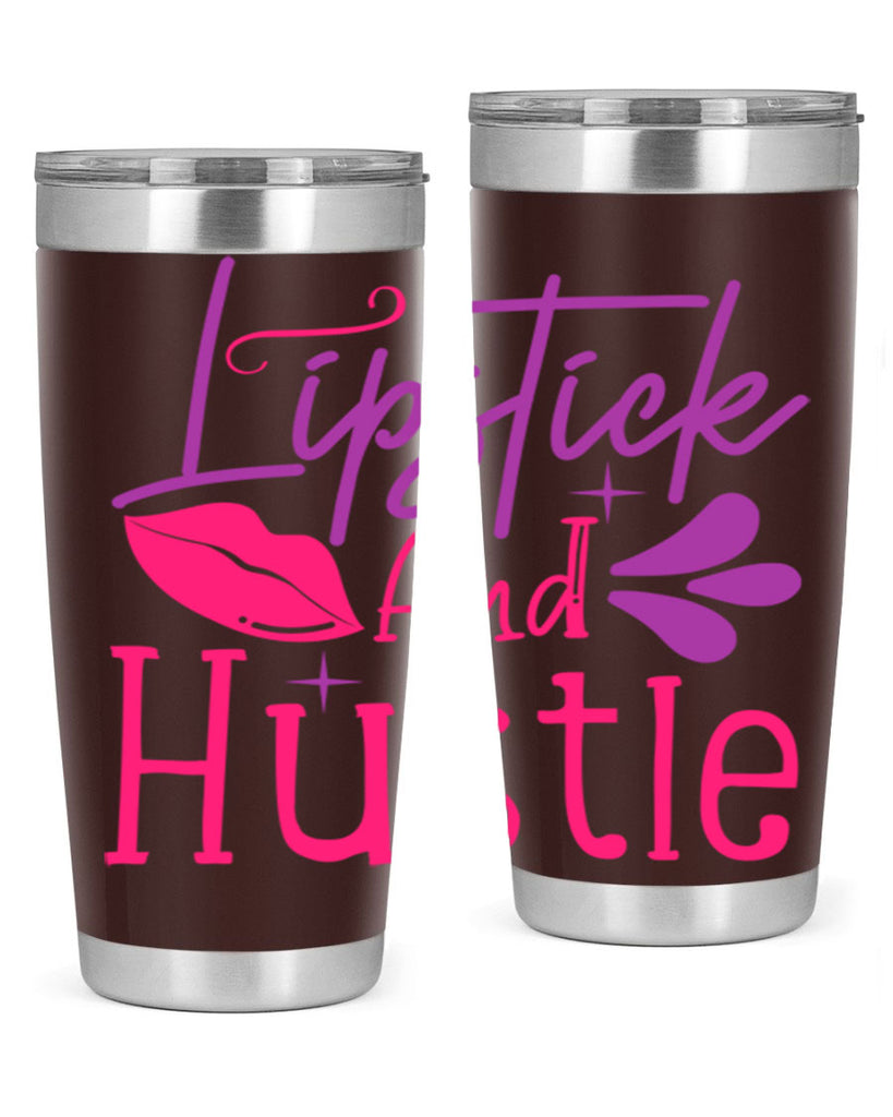 Lipstick And Hustle Style 229#- make up- Tumbler