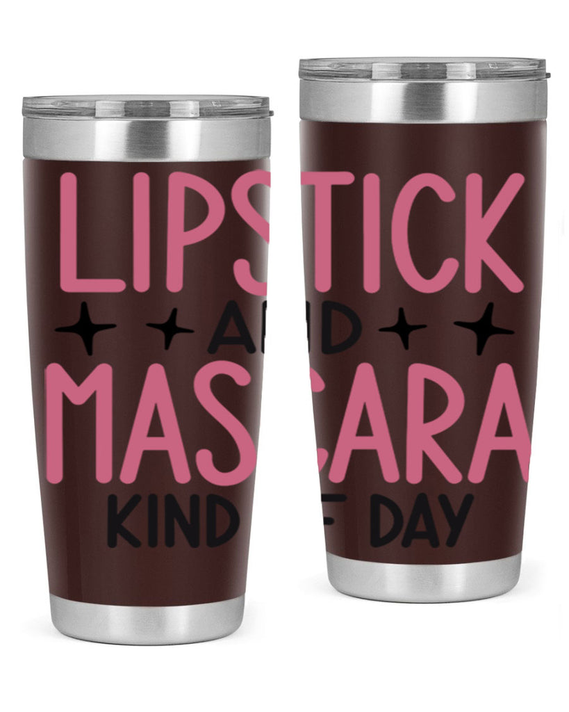 Lipstick and Mascara Kind of Day Style 57#- make up- Tumbler