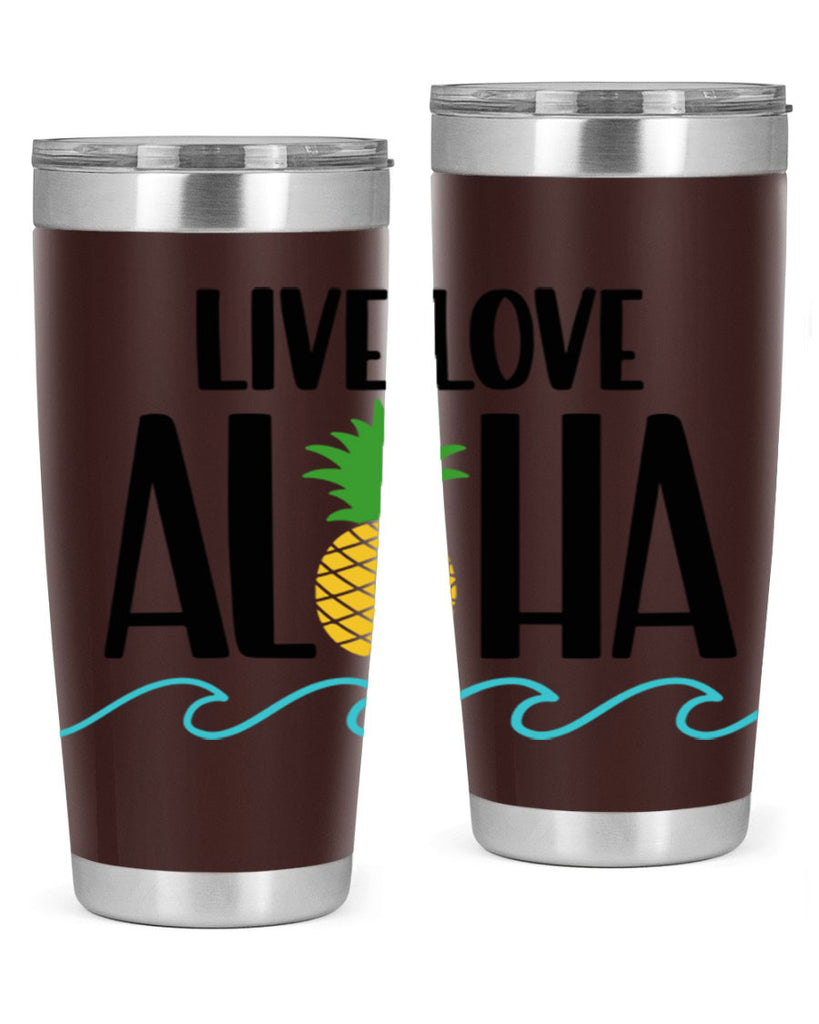 Live Love Aloha Style 30#- summer- Tumbler