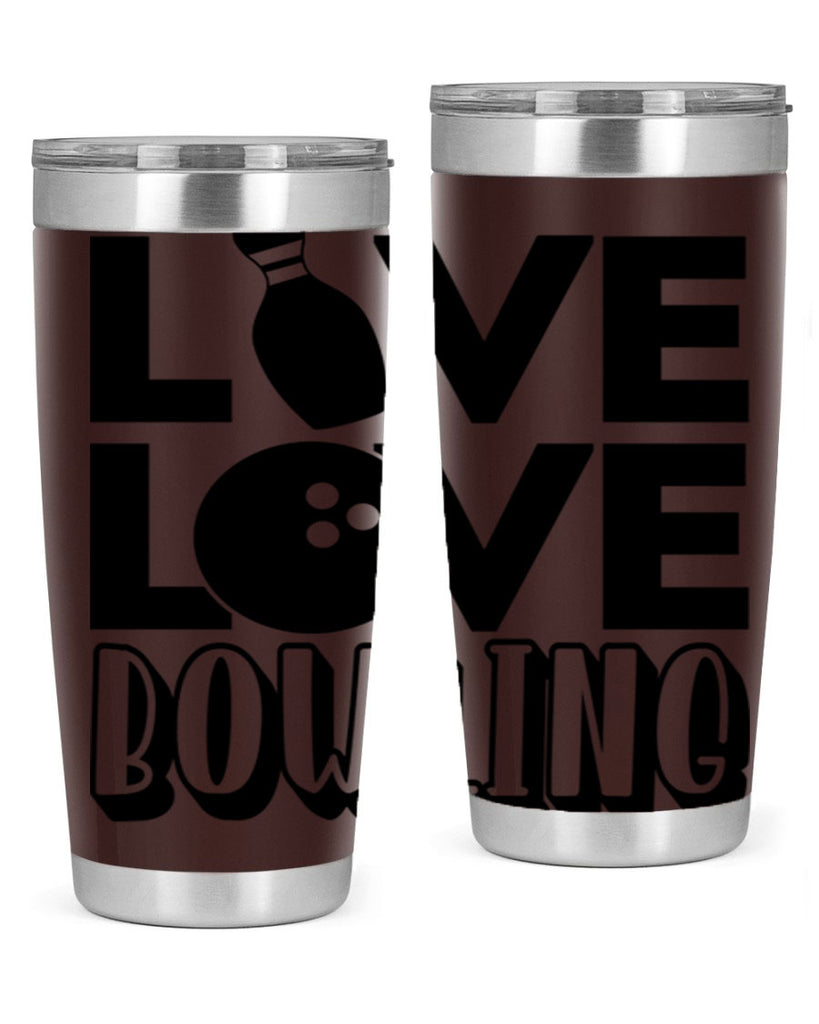 Live Love Bowling 833#- bowlig- Tumbler