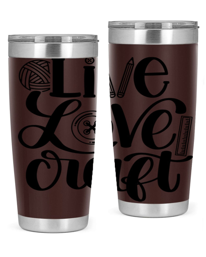 Live Love Craft 14#- crafting- Tumbler