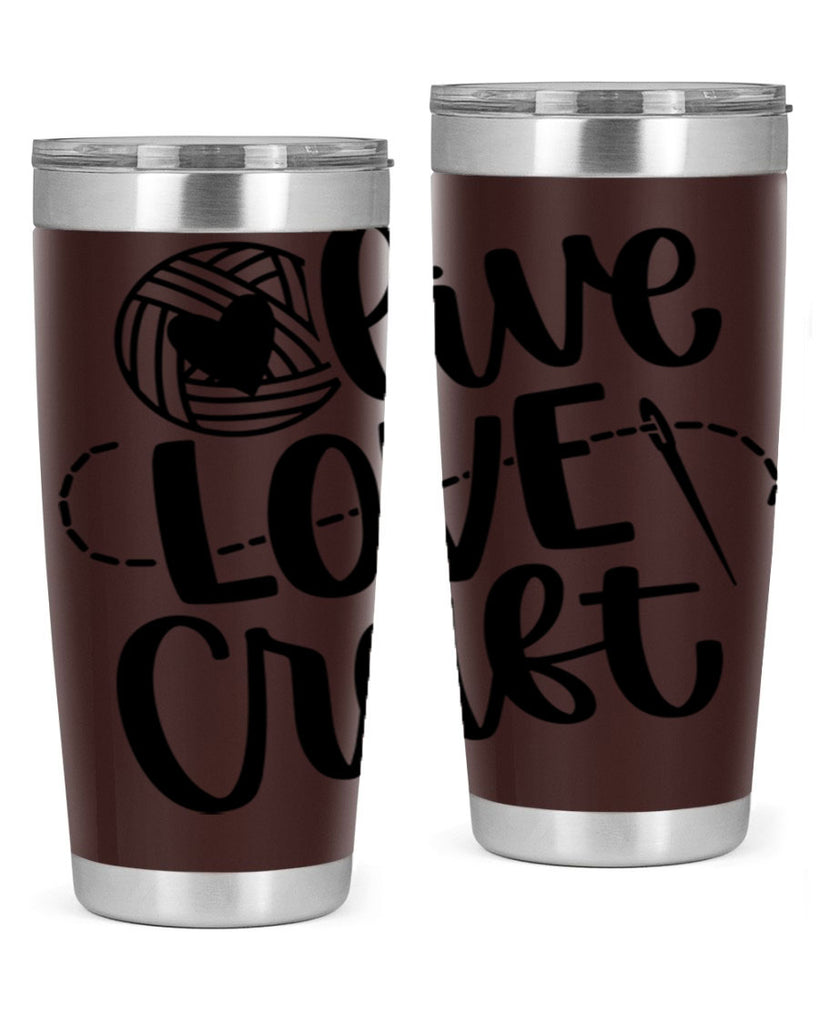 Live Love Craft 15#- crafting- Tumbler