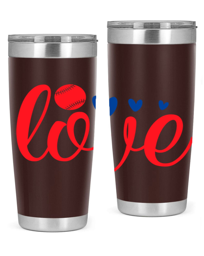 Love 2052#- baseball- Tumbler