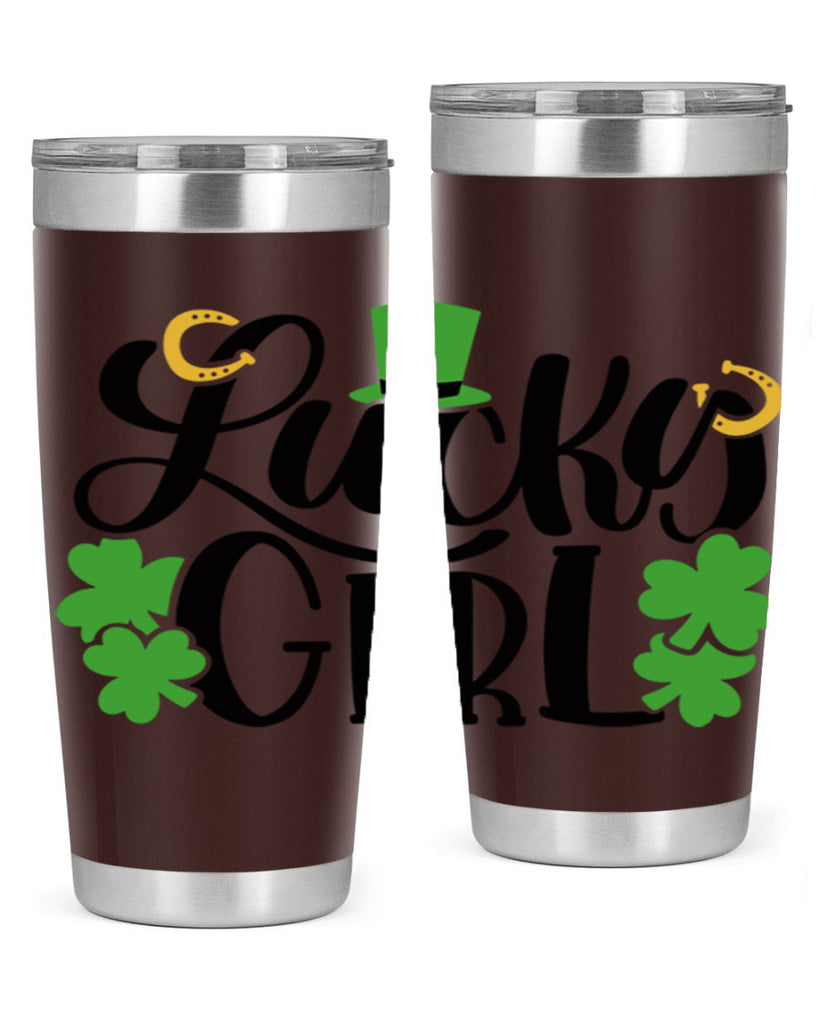 Lucky Girl Style 56#- St Patricks Day- Tumbler