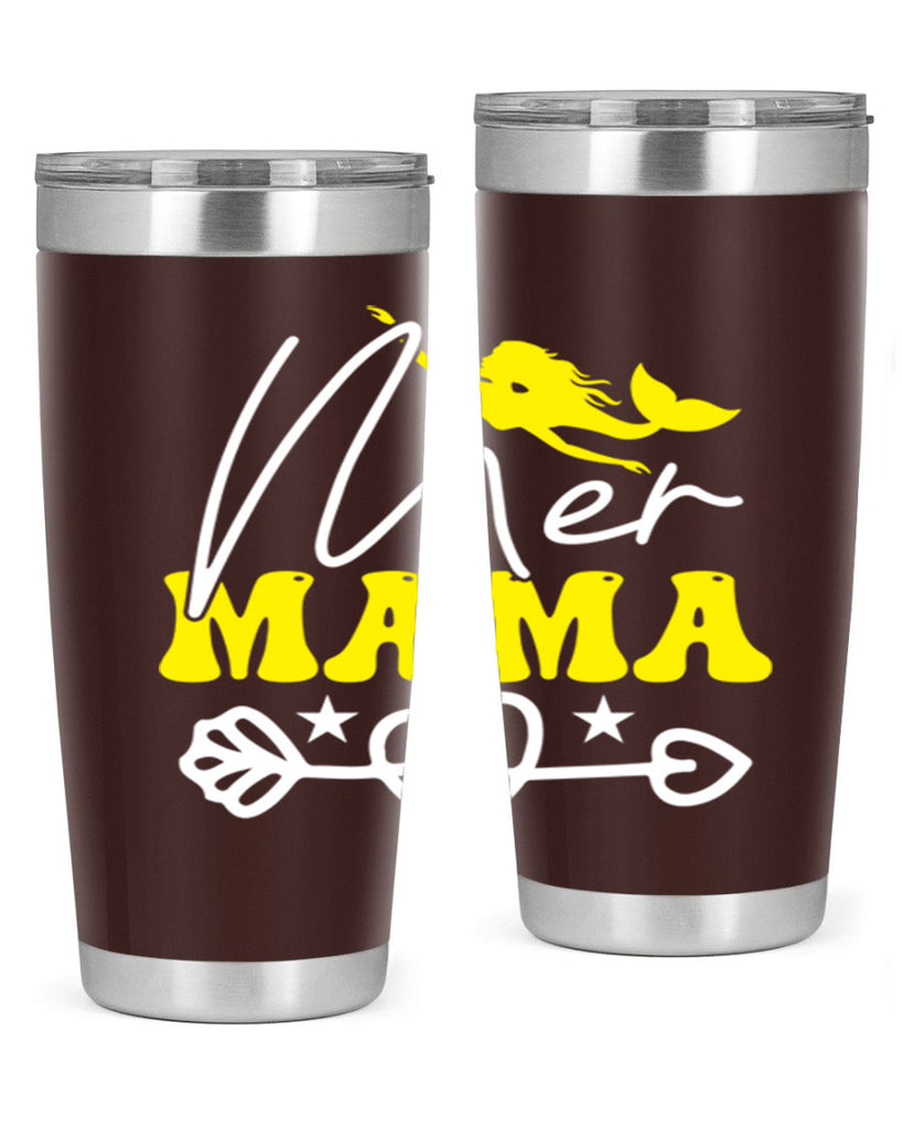 Mer Mama 332#- mermaid- Tumbler