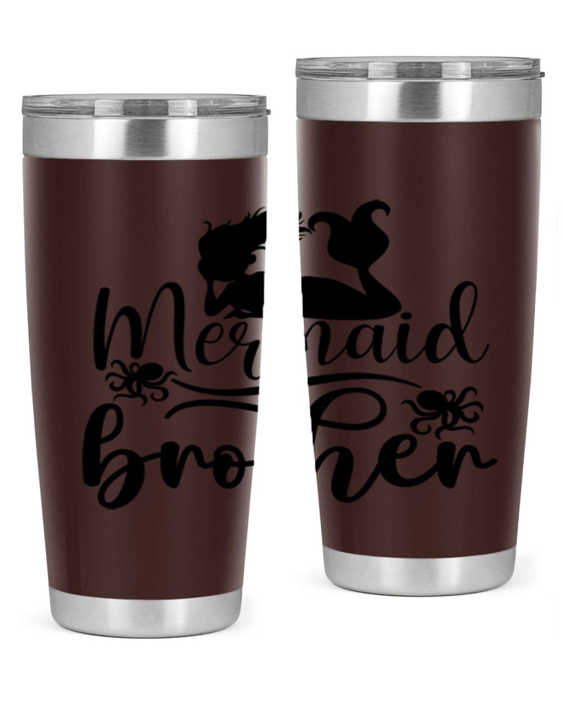 Mermaid Brother 355#- mermaid- Tumbler